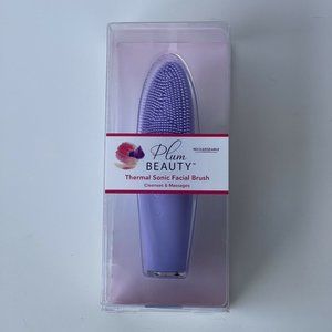 Plum Beauty Thermal Sonic Facial Brush Cleansing System Rechargeable